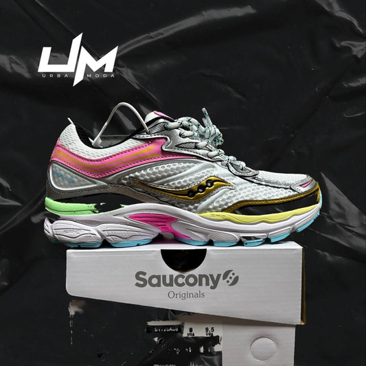 Saucony ProGrid Omni 9 Silver White Pink