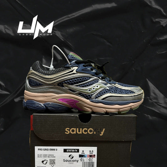 Saucony ProGrid Omni 9 Blue Army Green
