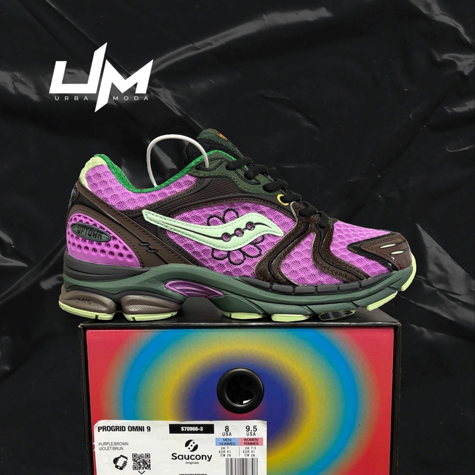 Saucony ProGrid Omni 9 Purple Brown
