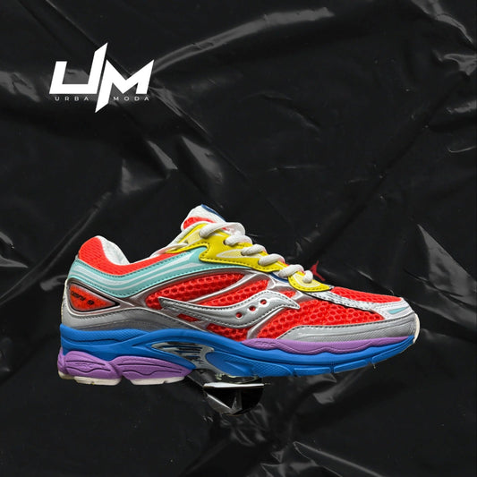 Saucony ProGrid Omni 9 Orange Red White Blue