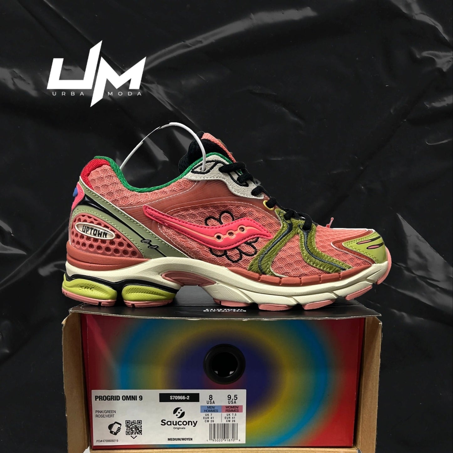 Saucony ProGrid Omni 9 Pink Green