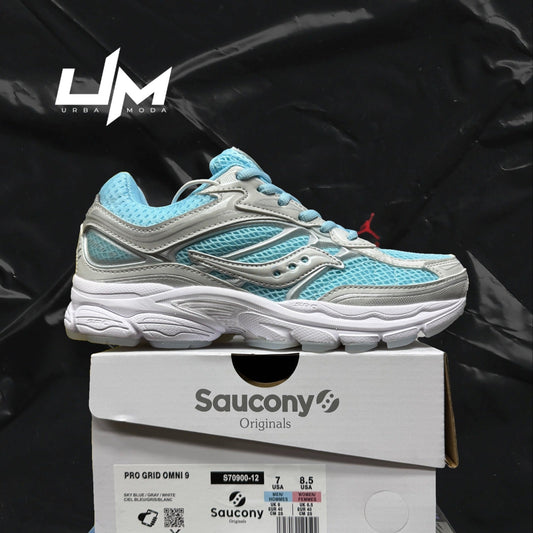 Saucony ProGrid Omni 9 Sky Blue Gray White
