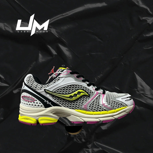 Saucony ProGrid Omni 9 Light Grey Yellow
