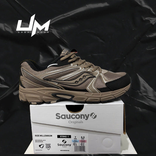 Saucony Ride Millennium Brown Black