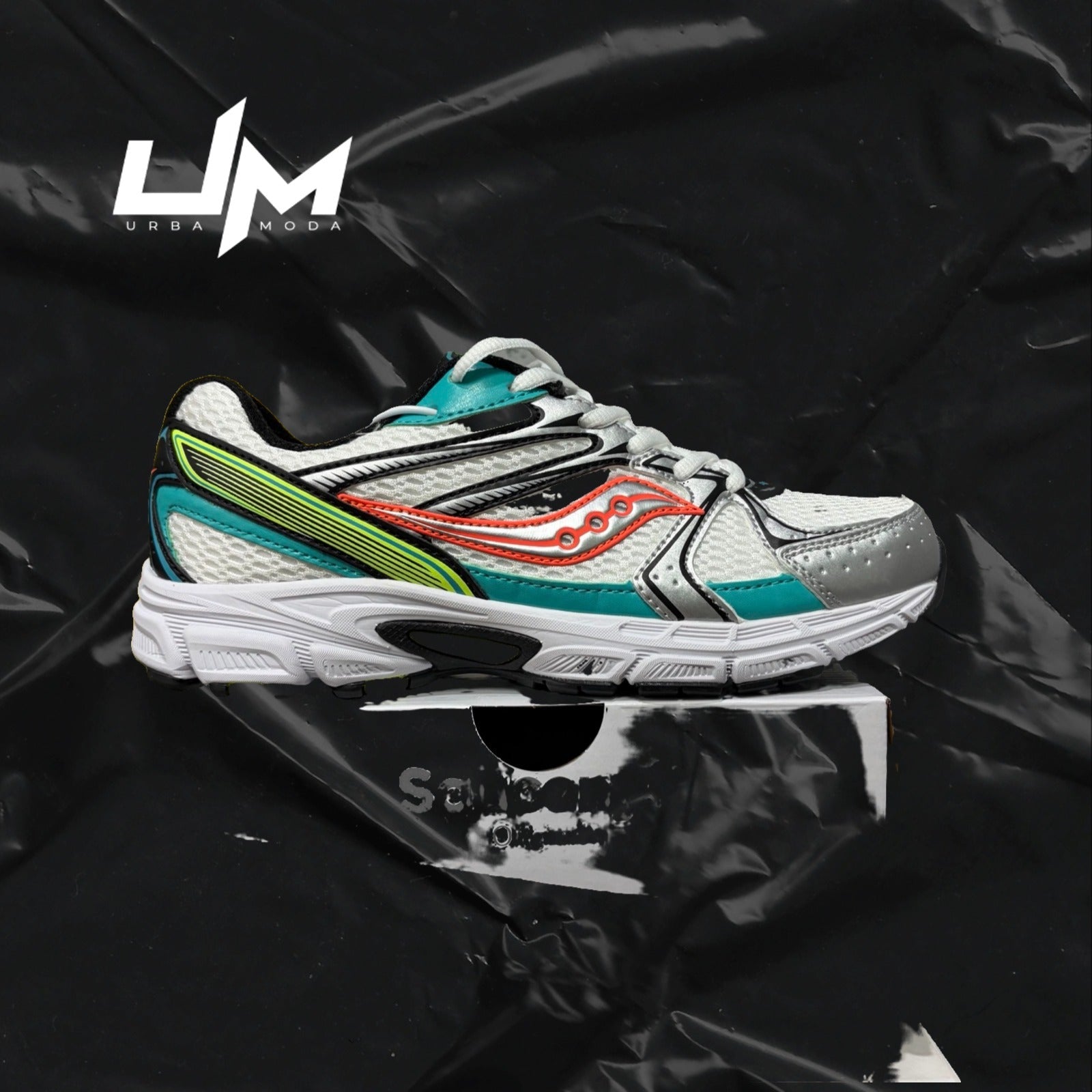 Saucony Ride Millennium White Green Black