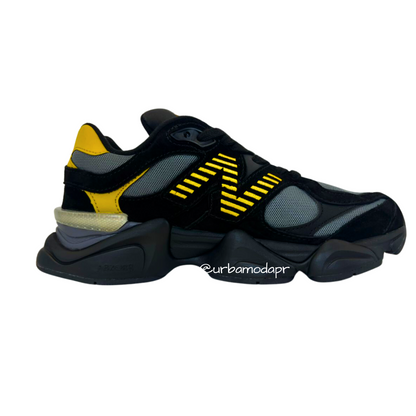 9060 'Black Suede Yellow'