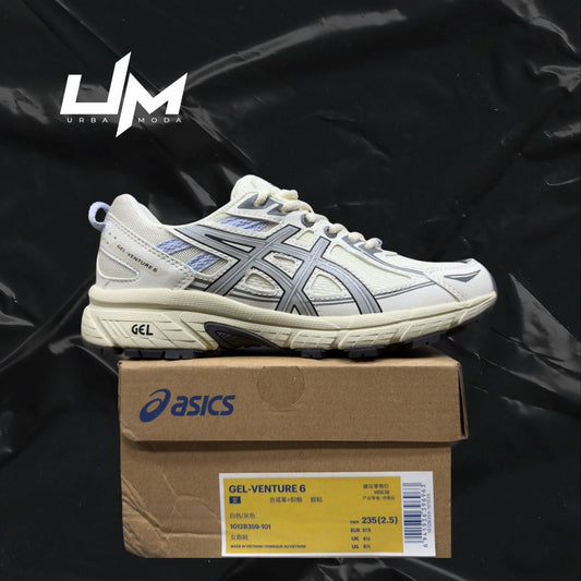 Asics Venture 6 Cream Grey Lavender