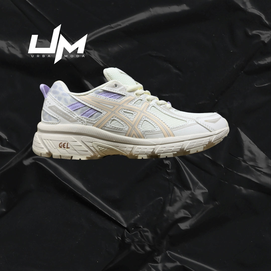 Asics Venture 6 White Lavender Tan