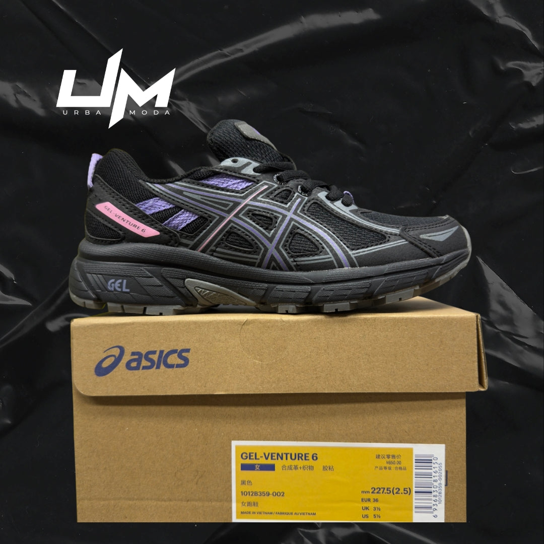 Asics Venture 6 Black Purple Pink