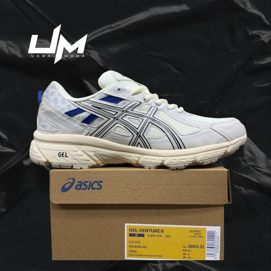 Asics Venture 6 White Blue Grey