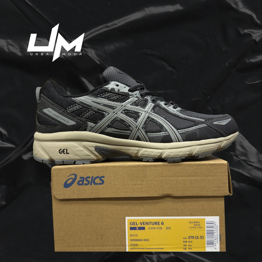 Asics Venture 6 Black Silver Cream