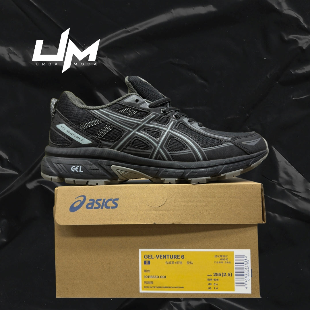 Asics Venture 6 Black Silver Grey