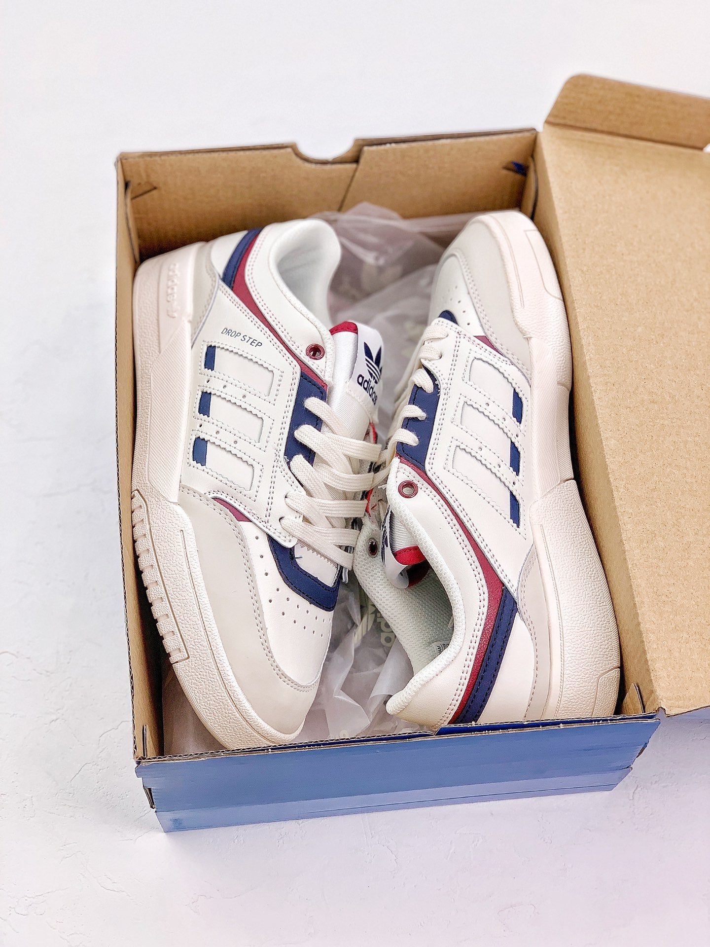 Drop Step Low 'Navy Burgundy'