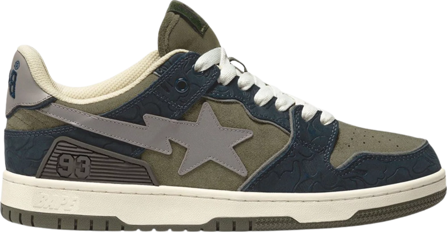 Sk8 Sta 'Army Green Dark Blue'