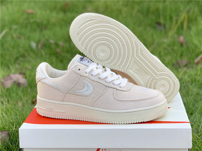 Stussy x Air Force 1 Low “Fossil Stone”