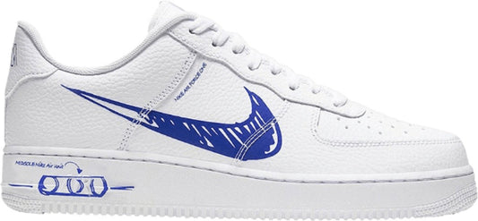 Air Force 1 '07 “Sketch White Blue”