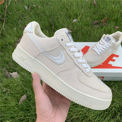 Stussy x Air Force 1 Low “Fossil Stone”